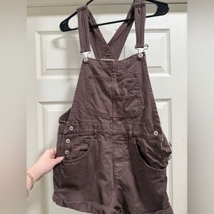 We The Free Chocolate Overalls